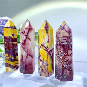 Vente en gros de cristaux de jaspe Mookaite naturels, pierres précieuses énergétiques Reiki pour la méditation et la décoration de la maison - Product Image 3