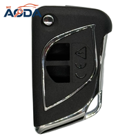 Coque de clé de voiture intelligente à 2 boutons, coque de clé de véhicule pliable modifiée pour clé de voiture Suzuki