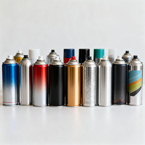 Cilindro de hojalata personalizado 400ml 450mL lata de aerosol recargable Graffiti pintura en aerosol embalaje Industrial químico certificado ISO9001 - Product Image 1