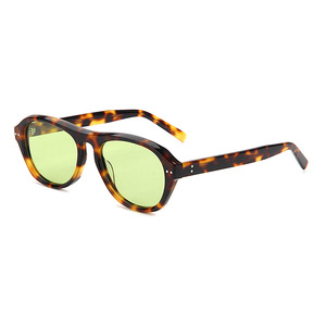 Lunettes de soleil ovales rétro, monture intégrale, légères, protection UV400, style décontracté unisexe pour adultes - Product Image 5