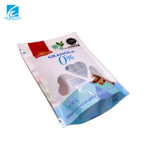 Sac debout en PE écologique pour graines <span class=keywords><strong>de</strong></span> <span class=keywords><strong>chia</strong></span> Pochette d'emballage alimentaire avec logo personnalisé et fermeture éclair - Product Image 3