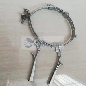 Gimbo FTTH <span class=keywords><strong>Cable</strong></span> óptico Drop <span class=keywords><strong>Tensor</strong></span> Abrazadera Gancho curvo <span class=keywords><strong>Acero</strong></span> al carbono Fibra óptica Drop Wire Abrazadera Dacromet Cuña en forma <span class=keywords><strong>de</strong></span> arco recubierta - Product Image 4