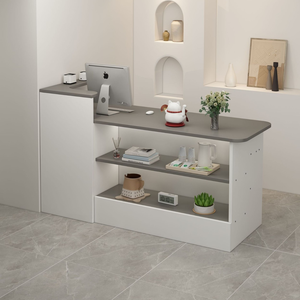 Cashier Counter Simple Modern Small Clothing Store Convenience Store Desk Front Desk Reception Desk - Product Image 3