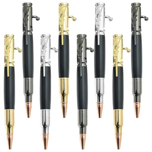 قلم حبر جاف معدني إبداعي للبيع بالجملة قلم حبر جاف متعدد الألوان مع شعار مخصص