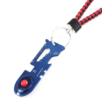 Multi Tool 11 en 1 Portefeuille Forme de Requin Poche de Survie Carte de Crédit Couteau Carte avec Support de Téléphone, Tournevis, Décapsuleur
