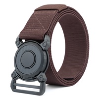 Ceinture à boucle rotative pour homme, ceinture tactique élastique réglable avec boucle à dégagement rapide