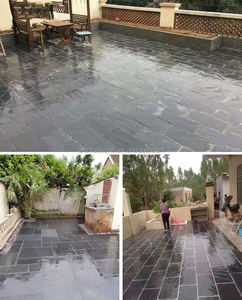 Ardoise noire argentée, ardoise naturelle gris foncé, carreaux de sol gris pierre, carreaux muraux à prix raisonnable et de qualité supérieure - Product Image 6