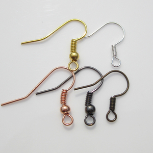 Crochets d'oreille en laiton plaqué argent en gros <span class=keywords><strong>pour</strong></span> accessoires <span class=keywords><strong>de</strong></span> <span class=keywords><strong>bijoux</strong></span> d'oreille - Product Image 5