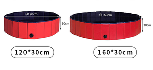 Promotion piscine pour animaux de compagnie en plastique <span class=keywords><strong>pliable</strong></span> pour le jeu et l'entretien de l'eau en plein air caractéristique de nettoyage de bain durable pour le toilettage des chiens - Product Image 4