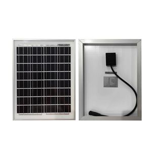 <b>Solar</b> Panel 10W 6V 12V 18V Monocrystalline Half Cell Aluminum Frame For Outdoor Lighting Security <b>Camera</b> - Product Image 1