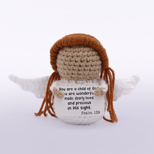 Muñeca <span class=keywords><strong>de</strong></span> Ganchillo Emocional <span class=keywords><strong>de</strong></span> Moda: Almohada Artesanal <span class=keywords><strong>de</strong></span> Energía Positiva con Diseño <span class=keywords><strong>de</strong></span> Sirena Adorable en Algodón y <span class=keywords><strong>Lana</strong></span> - Product Image 5