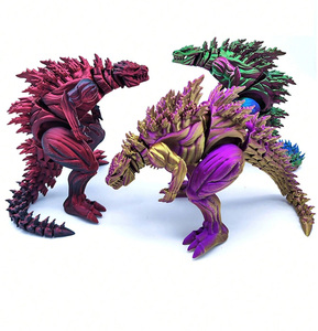 3D Printed Dragon Ornament Desktop Ornament 3D Big Mouth <b>Dinosaur</b> Animals Home Office Craft Printed Figures <b>Christmas</b> Gifts - Product Image 2