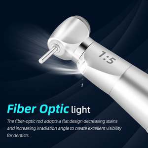 Anillo rojo, pieza de mano de velocidad Dental, botón pulsador de fibra óptica <span class=keywords><strong>1</strong></span>:<span class=keywords><strong>5</strong></span>, contraángulo creciente, <span class=keywords><strong>1</strong></span> <span class=keywords><strong>5</strong></span>, rociador de agua interno para Motor tipo E - Product Image 2