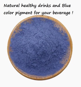 Flores de guisante de mariposa pura natural para alimentos o bebidas Polvo de té de flor de clítoris Polvo de Matcha de color azul - Product Image 2