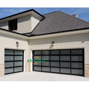 2025 Offre Spéciale verre dépoli moderne nouvelle porte de <span class=keywords><strong>garage</strong></span> automatique combinée pour Villa - Product Image 1