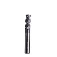 UNT outils de coupe CNC en carbure monobloc à bas prix 2/3/4 cannelures étendre les fraises en bout à nez plat pour acier allié