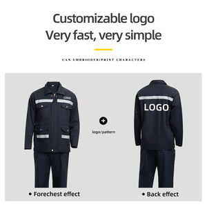 Vêtements de travail réfléchissants en coton confortables personnalisé<span class=keywords><strong>s</strong></span> pour hommes combinaisons de <span class=keywords><strong>s</strong></span>écurité ignifuge Fr uniforme de travail de <span class=keywords><strong>s</strong></span>écurité - Product Image 2
