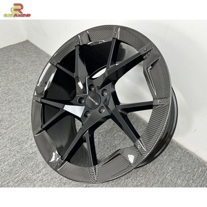 Jantes de voiture en alliage d'aluminium forgé personnalisées de 20 pouces, 21 pouces, 22 pouces, 23 pouces, 24 pouces avec revêtement en carbone sec pour Lambo URUS - Product Image 3