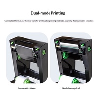Printer Label TSC TH240 untuk Pencetakan Plat Tembaga Matte Silver, Thermal Transfer, Sensitif Panas, Perekat Sendiri, Dapat Dicuci