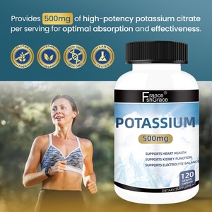 Suplemento de Potasio con Etiqueta Personalizada, Apoyo a la Salud Inmunológica para Adultos, 120 Cápsulas, Extractos Vegetales de Potasio - Product Image 3