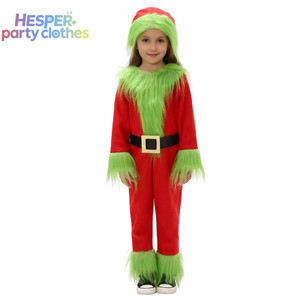Disfraces Navideños para Niñas HESPER, Disfraces de TV y Películas, Disfraz de Grinch - Product Image 1