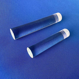 Varillas <span class=keywords><strong>de</strong></span> <span class=keywords><strong>Vidrio</strong></span> <span class=keywords><strong>de</strong></span> Cuarzo Circular Transparente Resistentes a Altas Temperaturas, <span class=keywords><strong>Uso</strong></span> en <span class=keywords><strong>Laboratorio</strong></span>, Cuarzo 99.999% Recocido, Punto 1180C, Silicio - Product Image 1