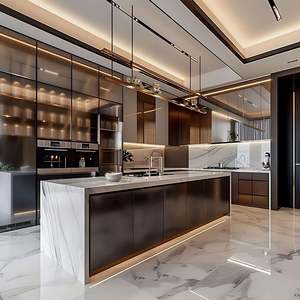 Factory Direct Sales Gloss <b>Kitchen</b> Cabinet Perfect Workmanship Latest European Style Modern <b>Kitchen</b> Cabinet & Accessories - Product Image 6