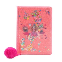 Joli carnet à paillettes licorne, carnet de notes coloré pour enfants, cadeau de dessin animé, carnet d'étudiant