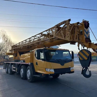 Grue mobile d'occasion QY50KA QY50KC d'origine, 50 tonnes, flèche télescopique, avec moteur Cummins, pour charges lourdes en construction