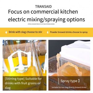 Machine à boissons Machine à jus commerciale Machine à thé au lait à trois cylindres à double température chaude et froide - Product Image 2