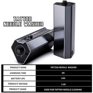 Kissure Aiguille De Tatouage Machine À Laver <span class=keywords><strong>Maquillage</strong></span> <span class=keywords><strong>Permanent</strong></span> Aiguille De Tatouage Nettoyant Machine Automatique Couleur Encre Flush Fournitures De Tatouage - Product Image 2