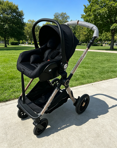 Passeggino 3-in-1 EN1888 OEM con Seggiolino Auto per Neonati, Manico Reversibile, Carrozzina Pieghevole in Alluminio - Product Image 6