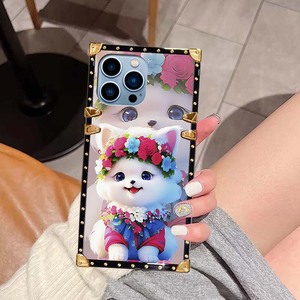 <span class=keywords><strong>เคส</strong></span>โทรศัพท์มือถือ TPU สี่เหลี่ยมพิมพ์ลายสุนัขดอกไม้น่า<span class=keywords><strong>รัก</strong></span>สำหรับ Samsung A25 A05S A14 A34 A24 A15 A54 A73 A13 - Product Image 3