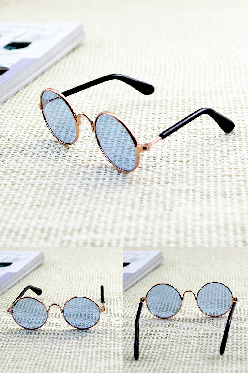 สีทองพร้อมเลนส์สีน้ำเงิน