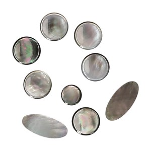 Lustro — ensemble de 9 boutons de Saxophone Alto, matériau de <span class=keywords><strong>coque</strong></span>, lot de 9 pièces - Product Image 1