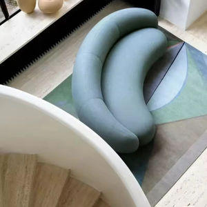 Sofá Seccional Moderno en Forma <span class=keywords><strong>de</strong></span> U, Comprimido en Caja, Relleno <span class=keywords><strong>de</strong></span> Esponja, Tapizado en <span class=keywords><strong>Tela</strong></span>, Resistente, para Sala <span class=keywords><strong>de</strong></span> Estar, Hotel, Hospital, Escuela - Product Image 4