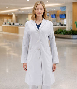 Uniformes de Hospital, Chaquetas Blancas de Doctora Personalizadas OEM ODM para Mujer - Product Image 6