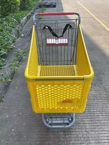 Carrito de Compras de Plástico Estilo Americano <span class=keywords><strong>EL</strong></span> RANCHO SUPERMERCADO de 180L, Carrito de Supermercado de Plástico de 180L - Product Image 3