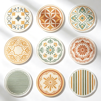Sous-verres personnalisés en PVC/caoutchouc/silicone, souples, imperméables, durables, lavables, écologiques, réutilisables, de qualité alimentaire, vente en gros