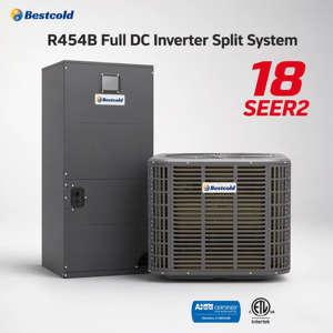 R454B 14/18 Seer เครื่องปรับอากาศท่อความร้อนและเครื่องปรับอากาศสำหรับอุตสาหกรรมแสงเครื่องปรับอากาศเชิงพาณิชย์ - Product Image 1