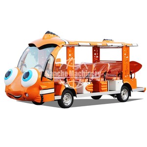 รถชมวิวไฟฟ้า 17 ที่นั่ง กำลังไฟ 1500 วัตต์ ระยะทางวิ่ง 100 กม. ฟังก์ชั่นหลากหลาย สำหรับขนส่งสนามบิน ราคาโรงงาน - Product Image 5