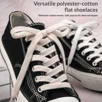 Lacets souples en coton Olian personnalisés, 8 mm de large, double couche, creux, lacets de remplacement pour chaussures de sport, lacets colorés pour baskets