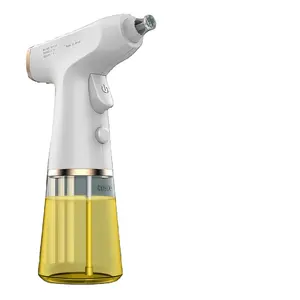 280ml Electric Glass Oil Spray Bottle BBQ Air Fryer Cooking Oil Sprayer High-pressure Nozzle Atomizing Oil Dispenser