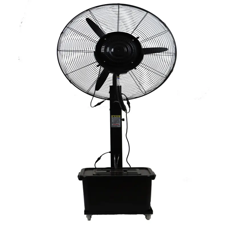 Water Mist Stand Fan Spray Wall Electric Fan Low Industrial Fan 32 Inch Water Spray Factory Strong Wind Oem Outdoor 2.5m