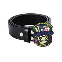 Ceinture et boucle en cuir véritable de qualité supérieure boucles de ceinture pour hommes avec logo en émail au design unique personnalisé
