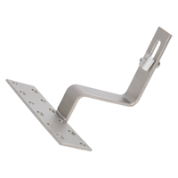 Pince de fixation solaire photovoltaïque réglable, pince de panneau en aluminium, support de fixation pour modules solaires de différentes épaisseurs