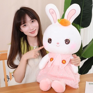 Angela, Simpatico Peluche Coniglio Bianco, Ideale per il Sonno dei Bambini, <span class=keywords><strong>Regalo</strong></span> di Compleanno per Ragazze - Product Image 4