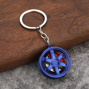 Portachiavi Vintage a Forma di <span class=keywords><strong>Auto</strong></span> Cartoon, Accessori 3D con Ruota e Cerchione in Lega di Zinco, Impermeabile e Leggero, Promozionale per <span class=keywords><strong>Auto</strong></span> - Product Image 6