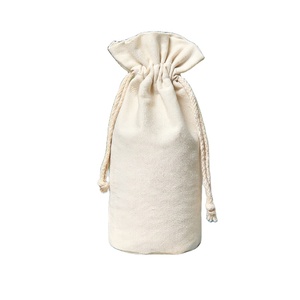 Reusable Eco-Friendly Small Multifunction Folding <b>Canvas</b> <b>Bag</b> with <b>Drawstring</b> and Rope Handle for Storage - Product Image 1
