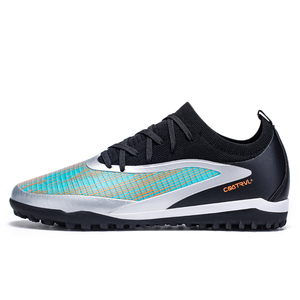 Nuovissime Scarpe da Calcio FG TF <span class=keywords><strong>per</strong></span> Giovani con Tomaia Traspirante, Perfette <span class=keywords><strong>per</strong></span> <span class=keywords><strong>Campi</strong></span> con Erba Corta e Terreni Fangosi - Product Image 1
